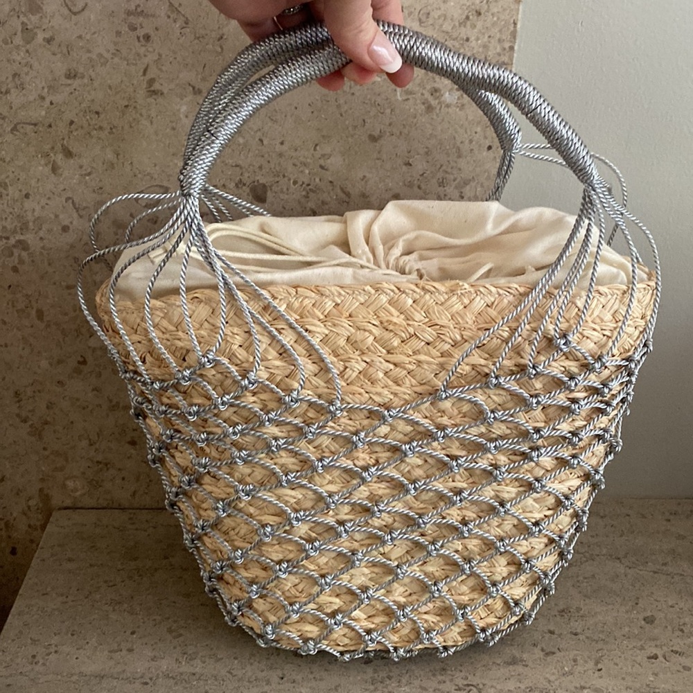 J. Crew Sedona Bucket Bag In Straw - Picture 5 of 7
